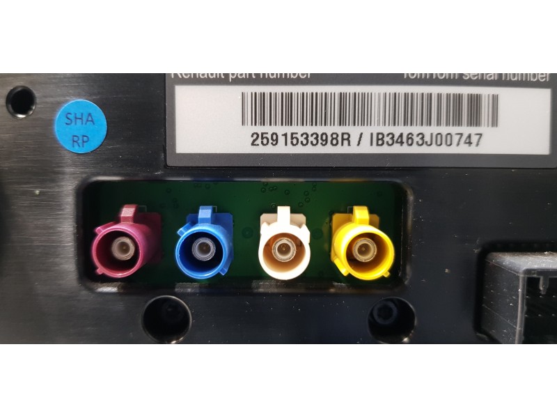 Recambio de pantalla multifuncion para renault scenic iii limited referencia OEM IAM 259153398R   Recambio de pantalla multifuncion para renault scenic iii limited referencia OEM IAM 259153398R