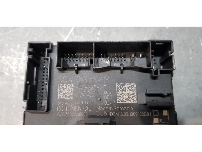 Recambio de modulo electronico para seat leon (5f1) fr referencia OEM IAM 5Q4959592M   Recambio de modulo electronico para seat leon (5f1) fr referencia OEM IAM 5Q4959592M