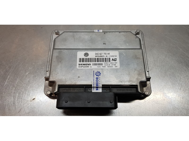 Recambio de modulo electronico para volkswagen touareg (7la) tdi r5 referencia OEM IAM 0AD927755AK 0AD927755BF 5WP22085 Recambio de modulo electronico para volkswagen touareg (7la) tdi r5 referencia OEM IAM 0AD927755AK 0AD927755BF 5WP22085