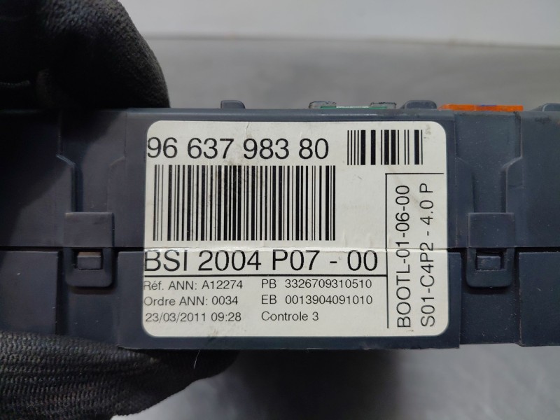 Recambio de caja reles / fusibles para fiat scudo furgoneta (270_, 272_) 2.0 d multijet referencia OEM IAM 9663798380  