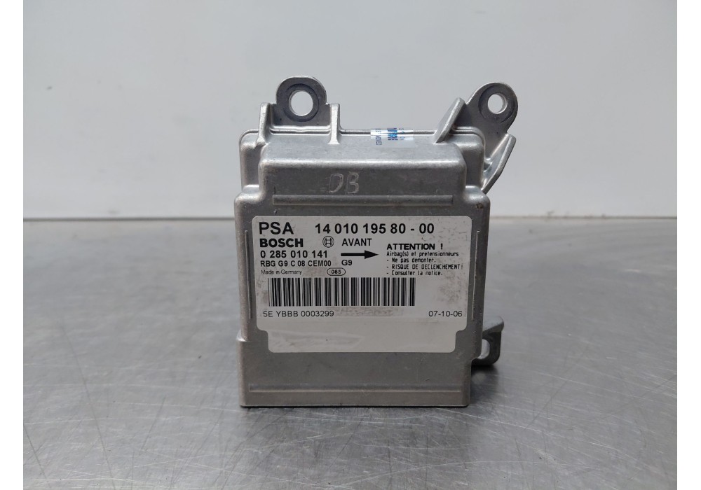 Recambio de centralita airbag para fiat scudo furgoneta (270_, 272_) 2.0 d multijet referencia OEM IAM 1401019580 0285010141 