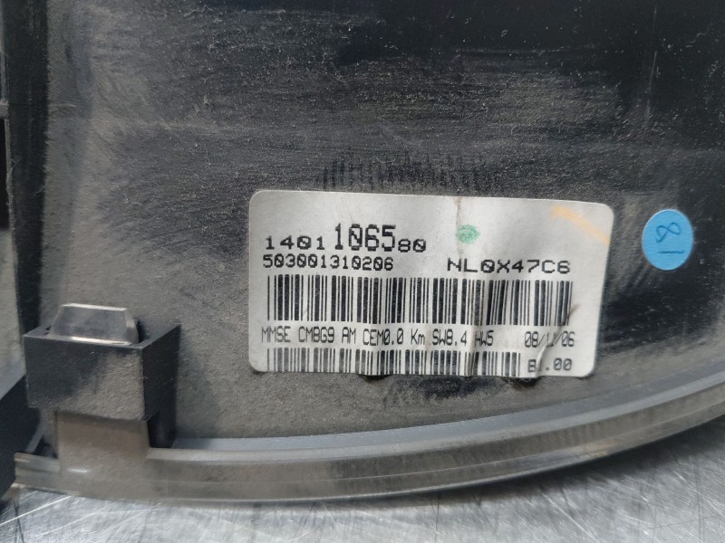 Recambio de cuadro instrumentos para fiat scudo furgoneta (270_, 272_) 2.0 d multijet referencia OEM IAM 1401106580  