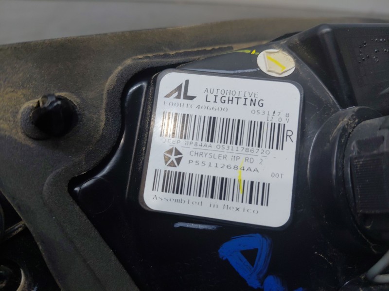 Recambio de piloto trasero derecho interior para jeep compass ii multiair referencia OEM IAM 55112684AA P55112684AA 