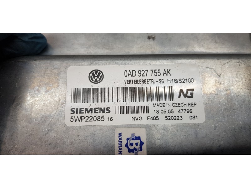 Recambio de modulo electronico para volkswagen touareg (7la) tdi r5 referencia OEM IAM 0AD927755AK 0AD927755BF 5WP22085 Recambio de modulo electronico para volkswagen touareg (7la) tdi r5 referencia OEM IAM 0AD927755AK 0AD927755BF 5WP22085