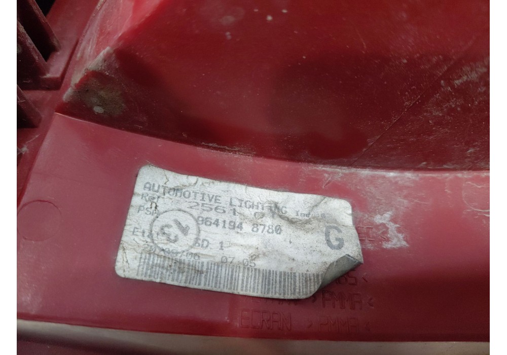 Recambio de piloto trasero izquierdo para peugeot 407 sw (6e_, 6d_) 2.7 hdi referencia OEM IAM 6350T3 9641948780 