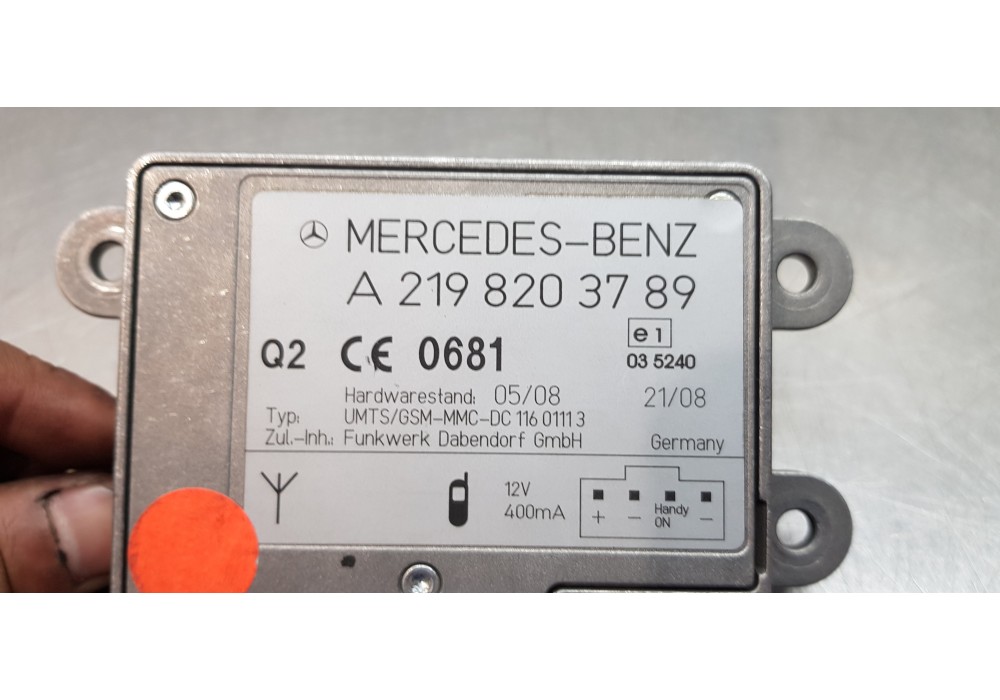 Recambio de modulo electronico para mercedes clase s (w221) berlina 320 / 350 cdi (221.022) referencia OEM IAM A2198203789  