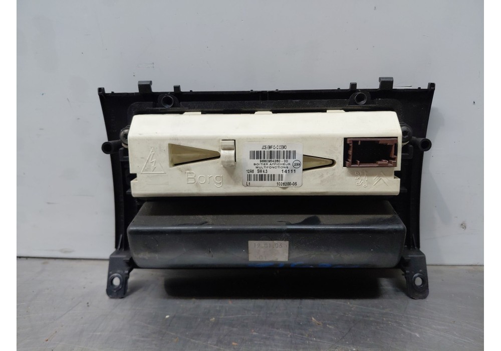 Recambio de pantalla multifuncion para peugeot 407 coupé (6c_) 2.7 hdi referencia OEM IAM 6593N5 9660954280 