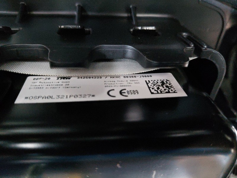 Recambio de kit airbag para hyundai kona hybrid referencia OEM IAM 84710J9000TRY  
