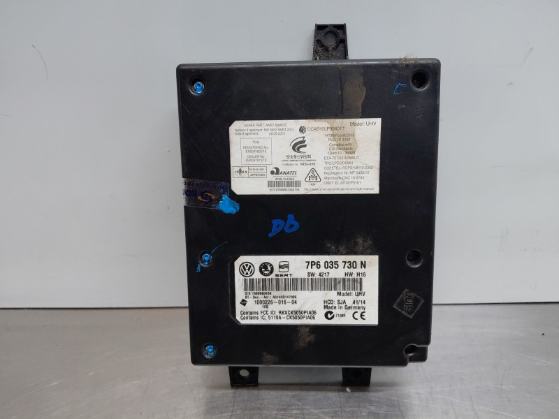 Recambio de modulo electronico para seat ibiza iv (6j5, 6p1) 1.2 tdi referencia OEM IAM 7P6035730N  