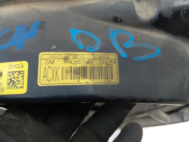 Recambio de electroventilador para opel mokka x selective referencia OEM IAM 42607459 42607461 