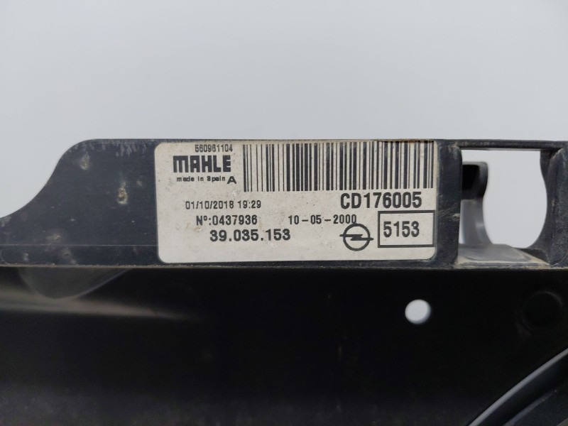 Recambio de electroventilador para opel corsa e design referencia OEM IAM   