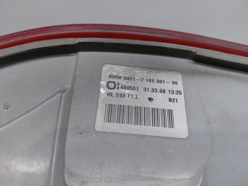 Recambio de piloto trasero izquierdo para bmw serie 3 cabrio (e93) essence referencia OEM IAM   