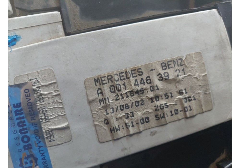 Recambio de cuadro instrumentos para mercedes-benz vito autobús (w638) 108 cdi 2.2 (638.194) referencia OEM IAM   