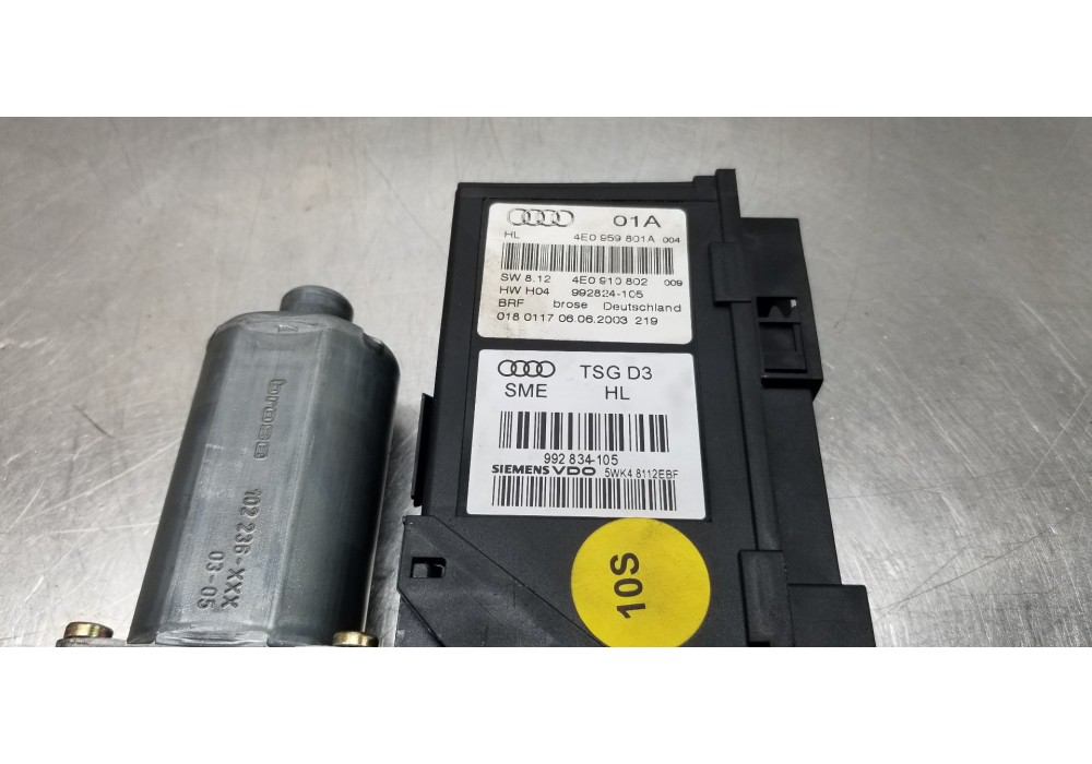Recambio de motor elevalunas trasero izquierdo para audi a8 (4e2) 4.2 quattro referencia OEM IAM 4E0959801D 4E0959801A 4E0910802