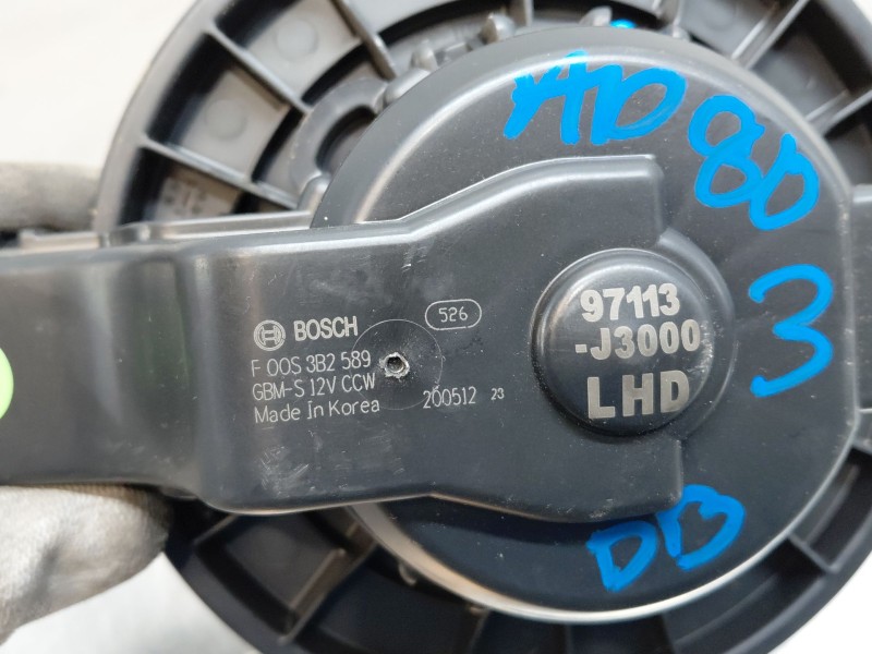 Recambio de motor calefaccion para hyundai kona hybrid referencia OEM IAM   