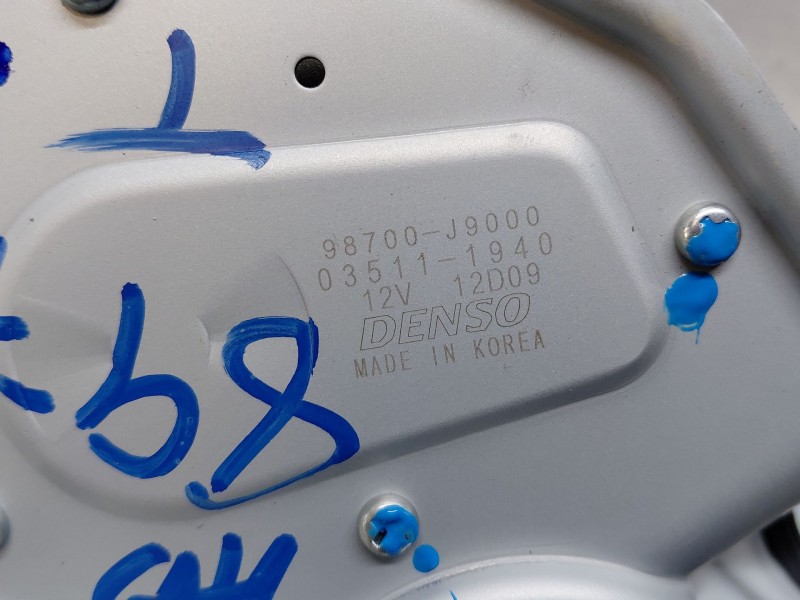 Recambio de motor limpia trasero para hyundai kona hybrid referencia OEM IAM 98700J9000  