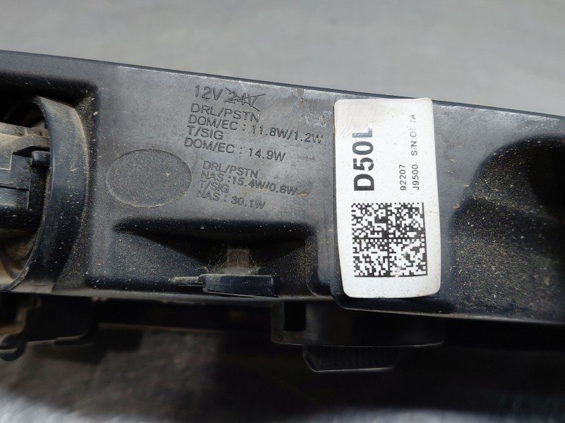 Recambio de piloto delantero izquierdo para hyundai kona hybrid referencia OEM IAM 92207J9500  