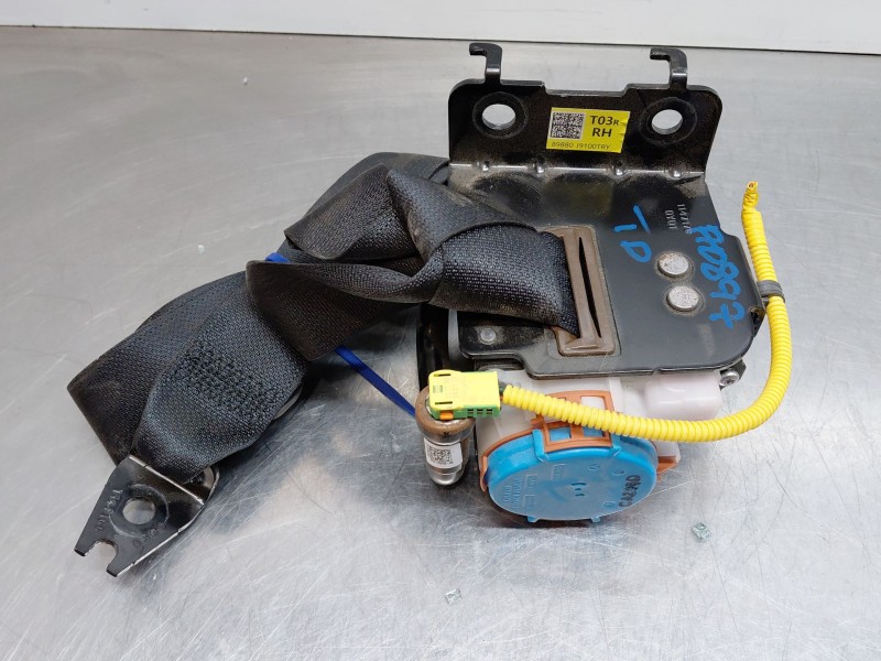 Recambio de cinturon seguridad trasero derecho para hyundai kona hybrid referencia OEM IAM 89880J9100TRY  
