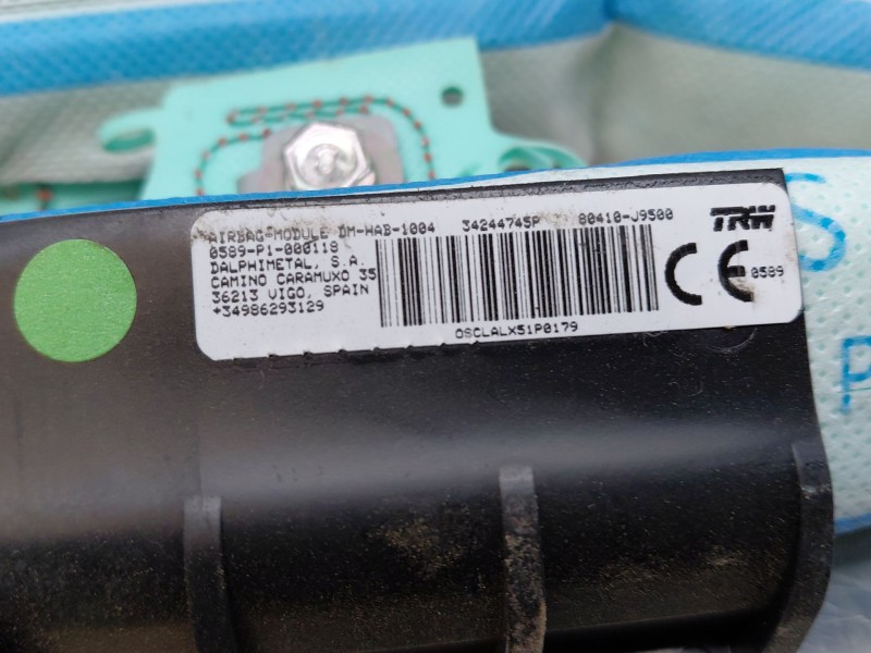 Recambio de airbag cortina delantero izquierdo para hyundai kona hybrid referencia OEM IAM 80410J9500  