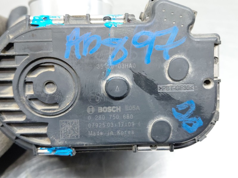 Recambio de caja mariposa para hyundai kona hybrid referencia OEM IAM 3510003HA0  