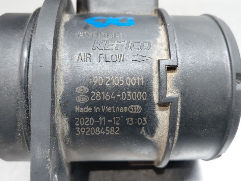 Recambio de caudalimetro para hyundai kona hybrid referencia OEM IAM 2816403000  