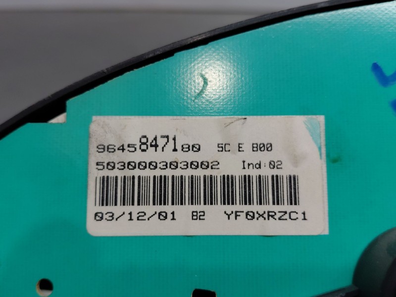 Recambio de cuadro instrumentos para peugeot 206 hatchback (2a/c) 1.6 16v referencia OEM IAM   