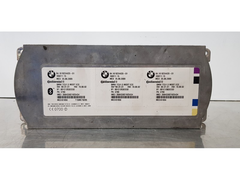 Recambio de modulo electronico para bmw x1 (e84) sdrive 20d referencia OEM IAM 84109224420   Recambio de modulo electronico para bmw x1 (e84) sdrive 20d referencia OEM IAM 84109224420