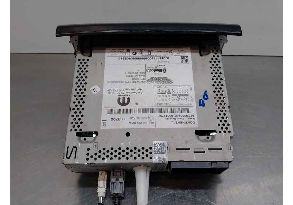 Recambio de sistema audio / radio cd para citroën jumper iii furgoneta 2.2 hdi 130 referencia OEM IAM   