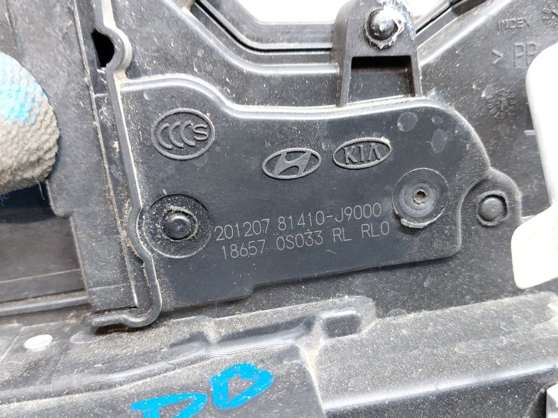 Recambio de cerradura puerta trasera izquierda para hyundai kona hybrid referencia OEM IAM 81410J9000  