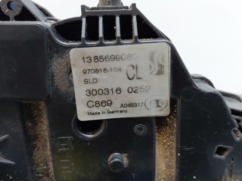 Recambio de cerradura puerta lateral derecha para citroën jumper iii furgoneta 2.2 hdi 130 referencia OEM IAM   