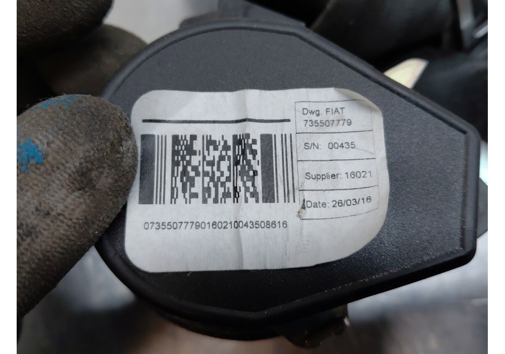 Recambio de cinturon seguridad delantero izquierdo para citroën jumper iii furgoneta 2.2 hdi 130 referencia OEM IAM   