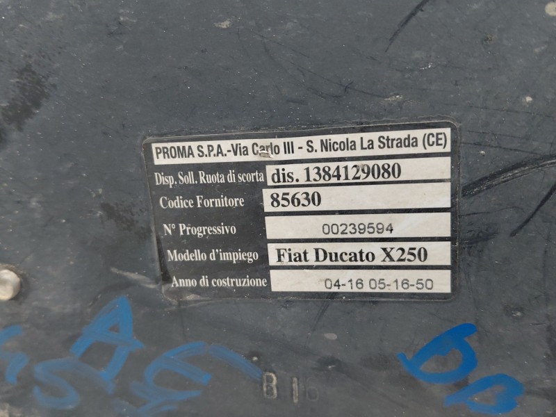 Recambio de soporte rueda repuesto para citroën jumper iii furgoneta 2.2 hdi 130 referencia OEM IAM   