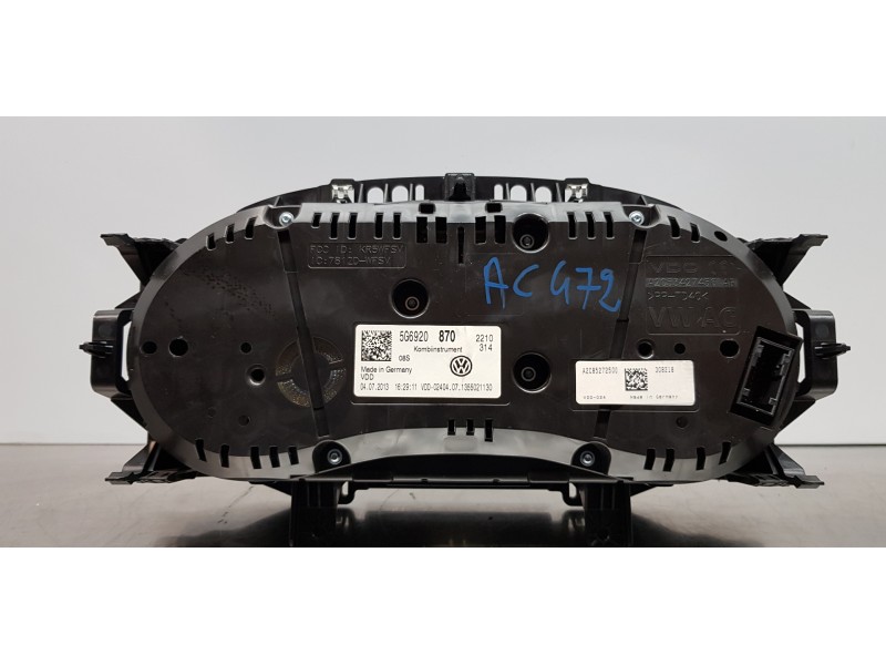 Recambio de cuadro instrumentos para volkswagen golf vii lim. (bq1) gti referencia OEM IAM 5G6920870   Recambio de cuadro instrumentos para volkswagen golf vii lim. (bq1) gti referencia OEM IAM 5G6920870