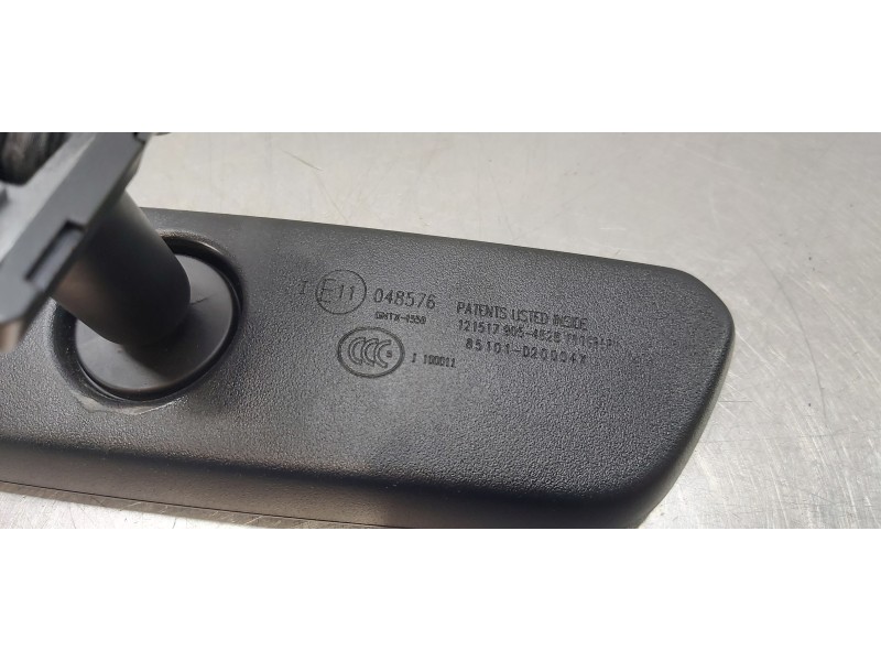 Recambio de espejo interior para hyundai kona klass 2wd referencia OEM IAM 85101D20004X  