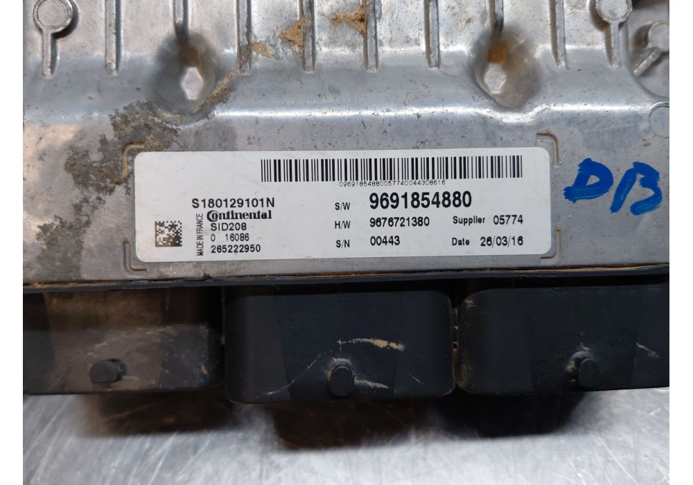 Recambio de centralita motor uce para citroën jumper iii furgoneta 2.2 hdi 130 referencia OEM IAM   
