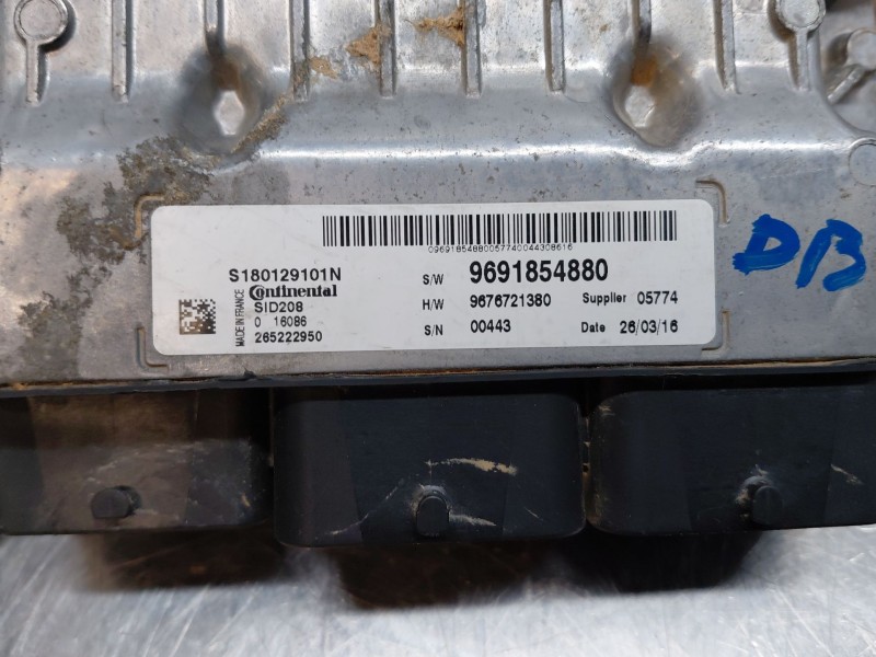 Recambio de centralita motor uce para citroën jumper iii furgoneta 2.2 hdi 130 referencia OEM IAM   