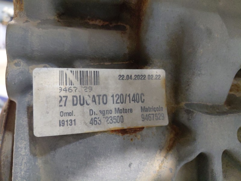 Recambio de motor completo para fiat ducato furgón multijet referencia OEM IAM   