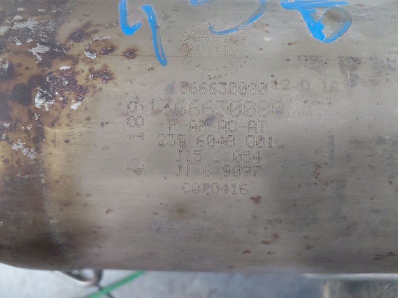 Recambio de catalizador para citroën jumper iii furgoneta 2.2 hdi 130 referencia OEM IAM   