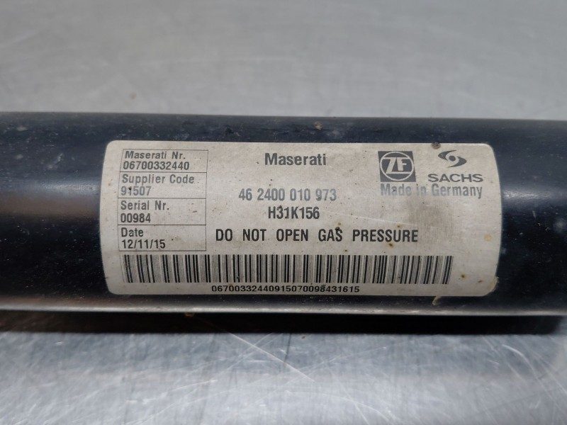 Recambio de amortiguador trasero izquierdo para maserati quattroporte granlusso referencia OEM IAM   