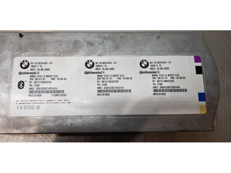 Recambio de modulo electronico para bmw x1 (e84) sdrive 20d referencia OEM IAM 84109224420  