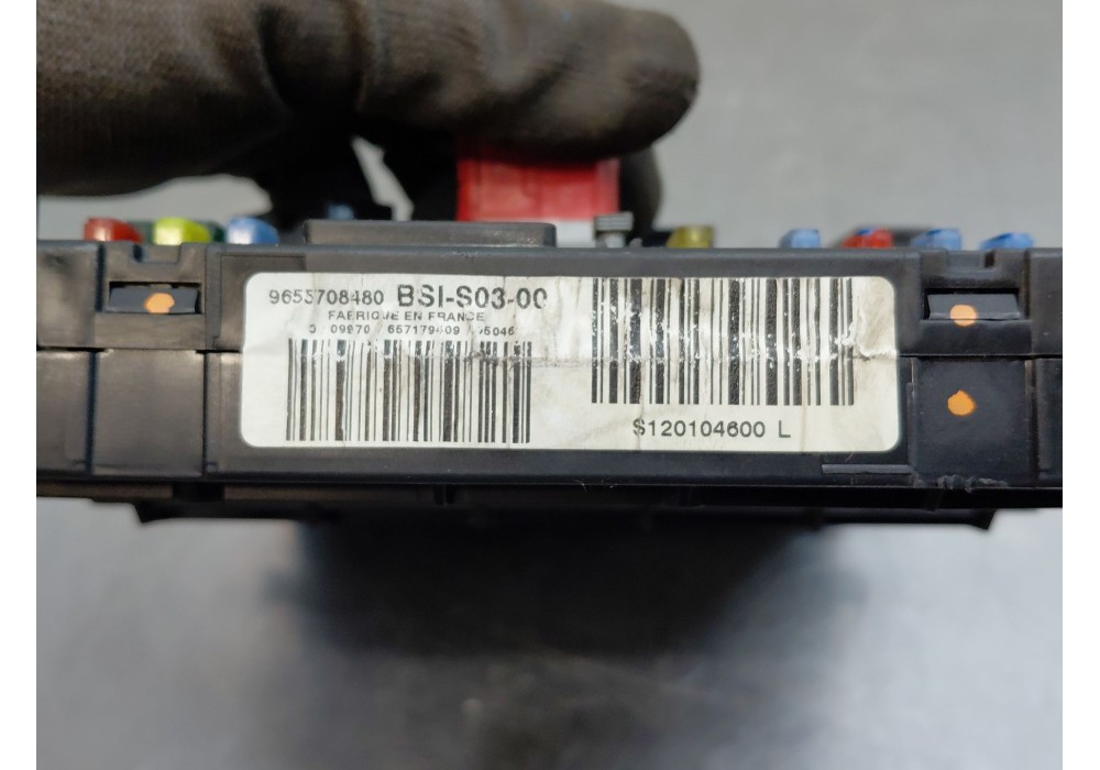 Recambio de caja reles / fusibles para peugeot 407 (6d_) 1.6 hdi 110 (6d9hzc, 6d9hyc) referencia OEM IAM 9655708480  