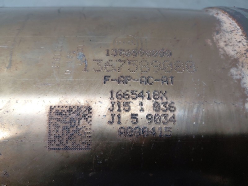 Recambio de catalizador para fiat ducato 250 furgón multijet referencia OEM IAM   