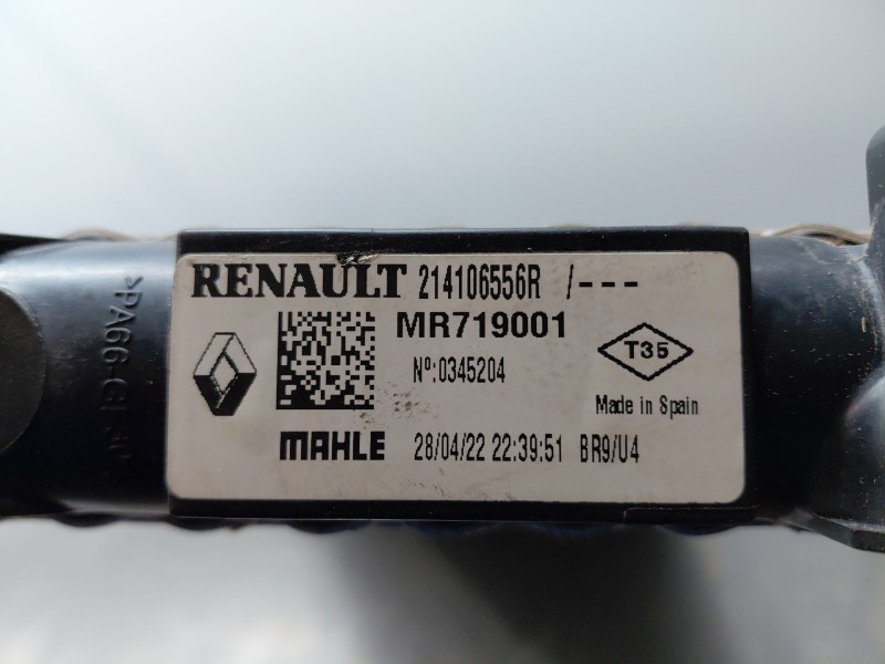 Recambio de radiador agua para renault master iii furgón referencia OEM IAM   