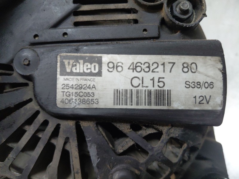 Recambio de alternador para peugeot 407 (6d_) 1.6 hdi 110 (6d9hzc, 6d9hyc) referencia OEM IAM 9646321780  