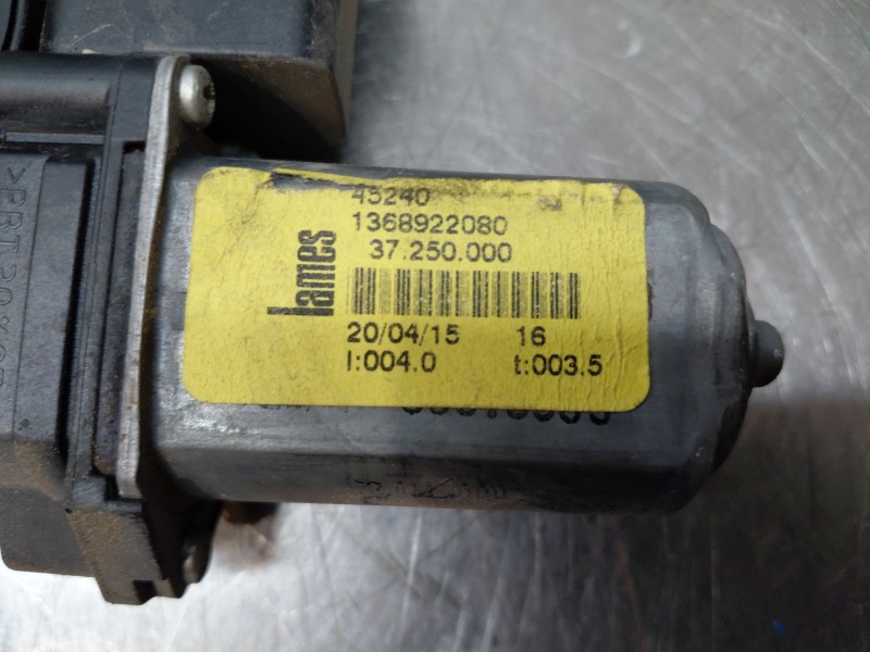 Recambio de elevalunas delantero izquierdo para fiat ducato 250 furgón multijet referencia OEM IAM 1368922080  