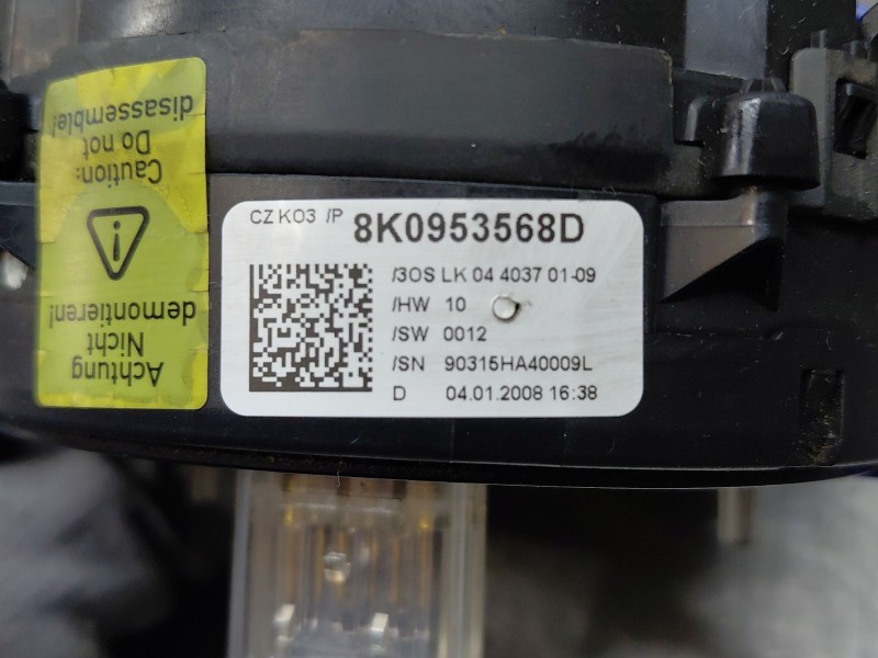 Recambio de anillo airbag para audi a4 b8 (8k2) 2.0 tdi referencia OEM IAM 8K0953568G  