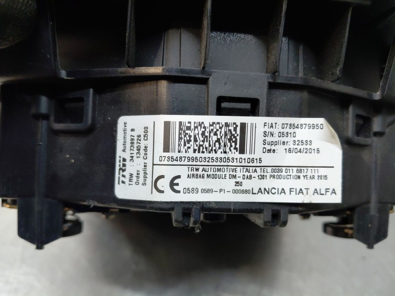 Recambio de airbag delantero izquierdo para fiat ducato 250 furgón multijet referencia OEM IAM 735430038 7854879950 