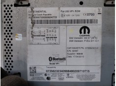 Recambio de sistema audio / radio cd para fiat ducato 250 furgón multijet referencia OEM IAM 735758863 7356232340  2