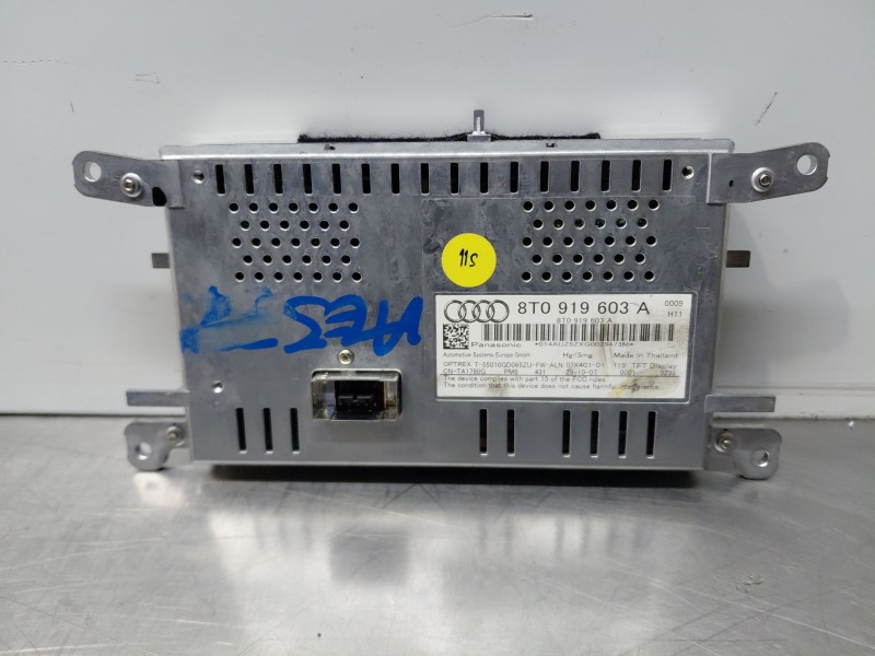 Recambio de pantalla multifuncion para audi a4 b8 (8k2) 2.0 tdi referencia OEM IAM 8T0919603A  