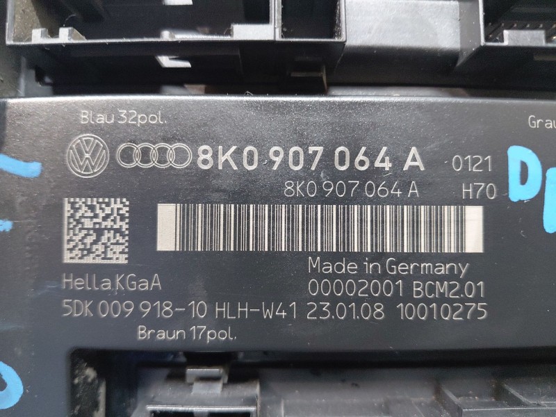 Recambio de modulo confort para audi a4 b8 (8k2) 2.0 tdi referencia OEM IAM 8K0907064A  
